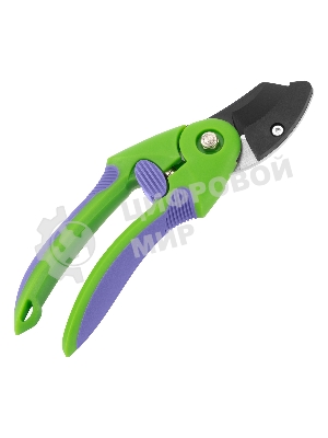 Секатор с наковальней Palisad 215 мм, регулировка захвата, двухкомпонентные рукоятки