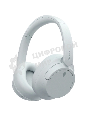 Беспроводные/проводные наушники Sony WH-CH720N белый, полноразмерные, Bluetooth + проводной, активное шумоподавление, до 35 ч
