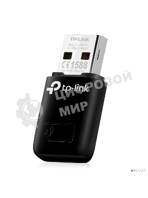Сетевой адаптер TP-Link SOHO TL-WN823N Беспроводной USB мини адаптер 300 Мбит/с стандарта N c кнопкой QSS(Realtec)