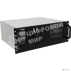 Корпус 4U server case Procase RM438-B-0 3x5.25+8HDD,черный,без блока питания,глубина 380мм, MB ATX 12