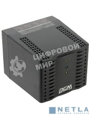 Стабилизатор напряжения Powercom TCA-1200 600Вт 1200ВА черный