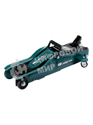 Домкрат гидравлический подкатной Сибртех 2 т, 85-330 мм, низкий подхват, в пластиковом кейсе