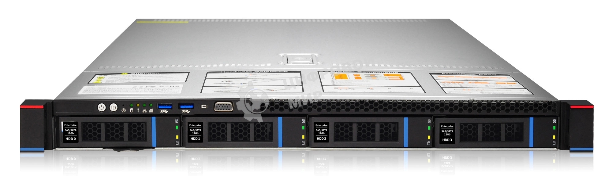 Сервер IRU Rock G1204P 2x6330 4x32Gb 9361-8I 2x800W w/o OS (2084300)