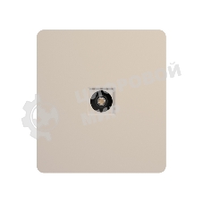 Розетка KRANZ ROUND TV с/у шелк