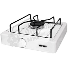 Газовая плита Мечта 100М белая, 1к Газ,1к., поворотные переключатели, белый