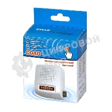 Звонок дверной проводной Соло трель регул. громкости 220В 80-90дБА бел. Тритон СЛ-03Р