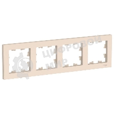 Рамка 4-м AtlasDesign универс. беж. SchE ATN000204