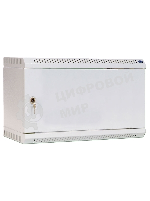 Шкаф телеком. настенный разборный 6U (600х520) дверь металл (ШРН-Э-6.500.1)