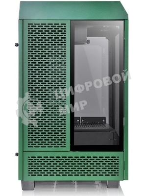 Компьютерный корпус Thermaltake The Tower 100 Racing Green без БП miniITX 1x120мм 3x140мм 2xUSB 3.0 audio bott PSU
