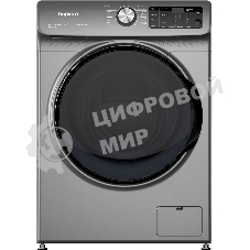 Стиральная машина Бирюса WM-SBM1014/15 M Металлик, загрузка фронтальная 10 кг, 1400 об/мин, класс А+++