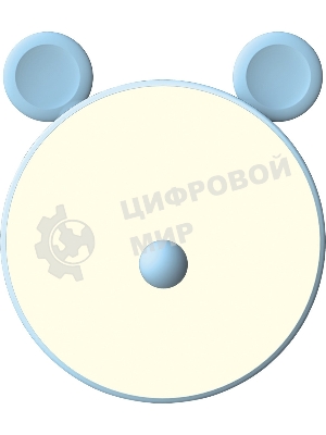 Ночник Gauss NN7026 мышка голубой