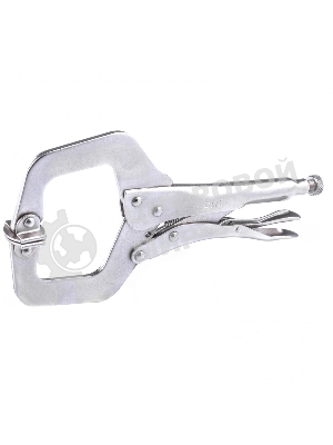 Зажим ручной Сибртех, увеличенный захват, подвижные губки, 270 мм