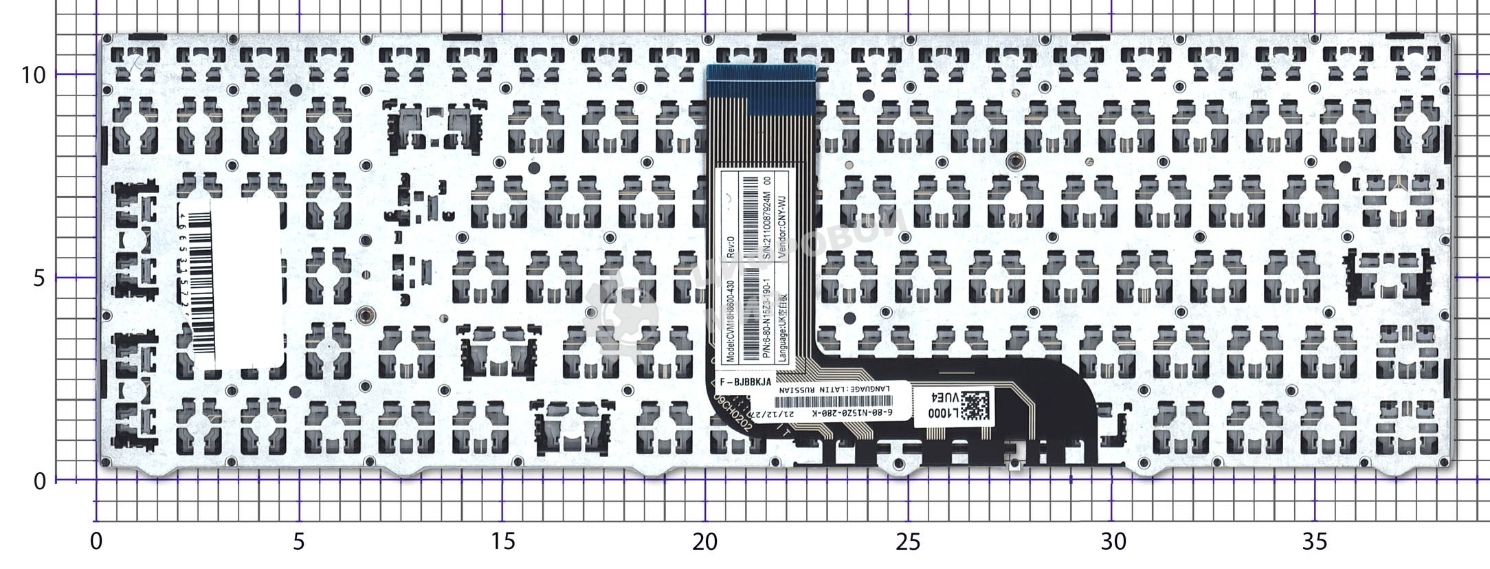 Клавиатура для ноутбука Haier NP50HH черная