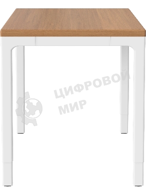 Стол компьютерный Cactus CS-ET-WWD столешница МДФ, белый дуб молочный каркас белый