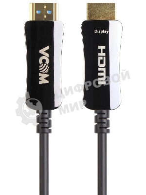 Активный оптический кабель HDMI 19M/M,ver. 2.0, 4K@60 Hz 80m VCOM