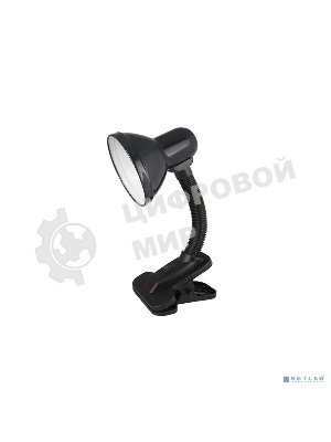 Светильник Ultraflash UF-320 C02 (12362) настольный на прищепке E27 черный 60Вт