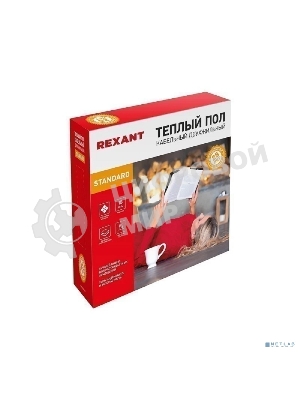Теплый пол Rexant Standard RND -20-300 (300Вт/20м/S обогрева, м2: 1,3-2,6) (двух жильный)