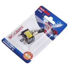 Тумблер Rexant 12V 30А (3c) ON-OFF однополюсныйс красной LED подсветкой (ASW-07D-2) (в упак. 1шт.)