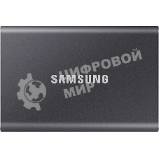 Внешний SSD Samsung T7, 1TB, USB 3.2 Gen 2 Type-C, R/W 1050/1000, серый