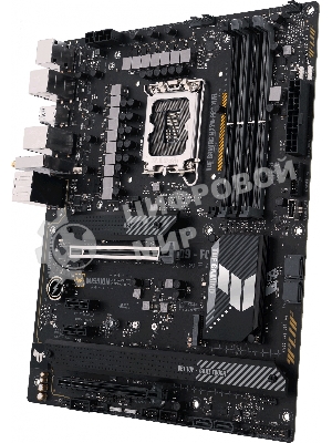 Материнская плата ASUS TUF GAMING H770-PRO WIFI, LGA 1700, Intel H770, 4xDDR5, 4xSATA, 4xM.2, 1xPCIe 5.0 x16, 1xPCIe 4.0 x4, 2xUSB-A 3.2 Gen 2, 4xUSB-A 3.2 Gen 1, 1xUSB-C 3.2 Gen 2x2, 1x2.5Gb LAN, 5x3.5 мм, 7.1, Standard-ATX