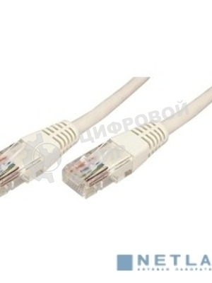 Коммутационный шнур Rexant Патч-корд UTP 5e кат. литой 15М серый