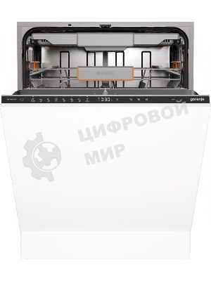 Посудомоечная машина встраиваемая Gorenje GV673B65 16 комплектов, 3 корзины, инверторный мотор, отсрочка старта, Wi-Fi управление, сенсорное управление, полный AquaStop, сенсор уровня воды, энергоэффективность А+++, уровень шума 42 дБ, белый