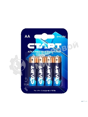 Батарейки СТАРТ LR6-BL8 BLUE 96/960, AA, 4+4 шт. на блистере