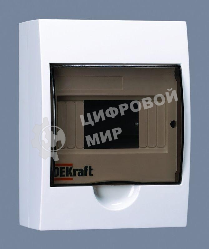 Корпус пластиковый навесной 6мод. IP41 ЩРН-П-6 DEKraft 31009DEK