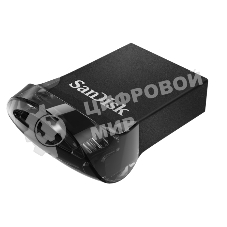 Флешка USB Sandisk CZ430 Ultra Fit (SDCZ430-032G-G46), 32Gb, USB 3.1, R/W 130/40, черный