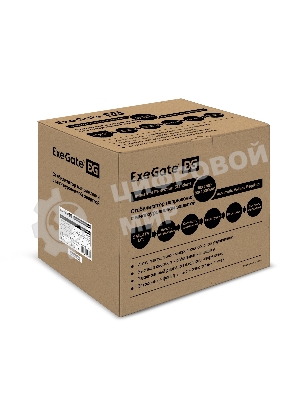 Стабилизатор напряжения ExeGate Expert AS-3000 (3000ВА, вход 140...260В, двойная цифр. индикация вход/вых. напряжения, выход 220В±8%, КПД 98%, 5 уровней защиты, метал. корпус, клем.колодка, RTL)