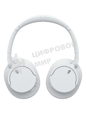 Беспроводные/проводные наушники Sony WH-CH720N белый, полноразмерные, Bluetooth + проводной, активное шумоподавление, до 35 ч