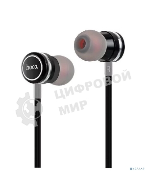 Проводные наушники Hoco M16 черный, внутриканальные, Jack 3.5 мм