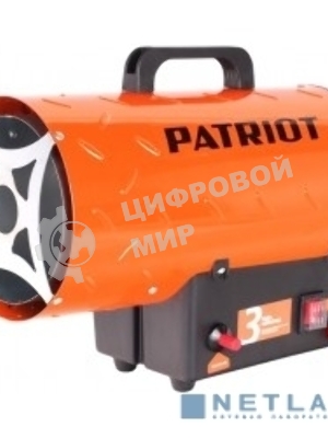 Тепловая пушка газовая Patriot GS 16 оранжевый