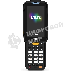 Терминал сбора данных M3 Mobile US300D-TFCWXE-HF Android 13.0 GMS, WVGA, Wi-Fi 6, SE5500 2D Imager Scanner(Straight Shooter/0° Scan), 16MP Rear Camera, BT5.3, NFC(HF), 4G/64G, 38 Keypad, 6700mAh Battery, Hand Strap, Bullet Proof Film