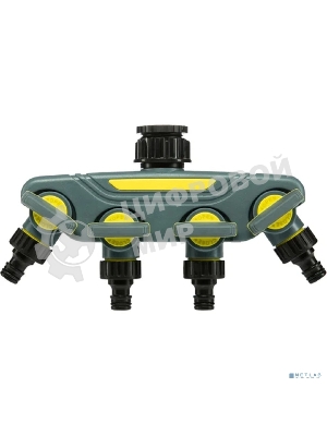 Разветвитель 4-канальный на кран 1/2