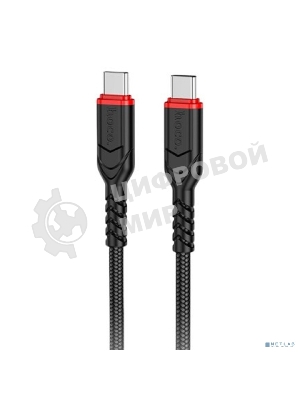 Кабель HOCO X59/ PD кабель Type-C-Type-C/ 3m/ 3A/60W/ черный
