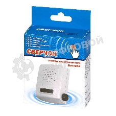 Звонок дверной проводной Сверчок трель регул. громкости 220В 80-90дБА бел. Тритон СВ-03Р