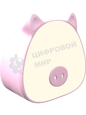 Ночник Gauss NN7034 поросенок розовый