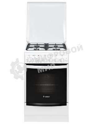 Плита комбинированная Gefest ПГЭ 5102-02 белый, конфорок 4 газовых, духовка 55 л, 50 см x 85 см x 58.5 см