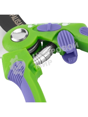 Секатор с наковальней Palisad 215 мм, регулировка захвата, двухкомпонентные рукоятки