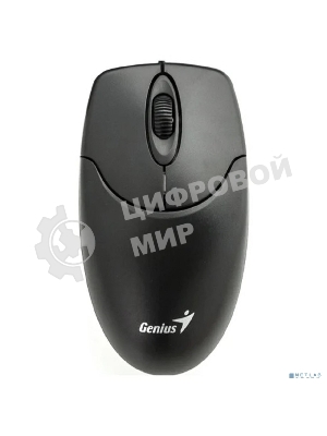 Мышь проводная Genius NetScroll 120 V2 черный, 1000 dpi, USB, кнопки - 3