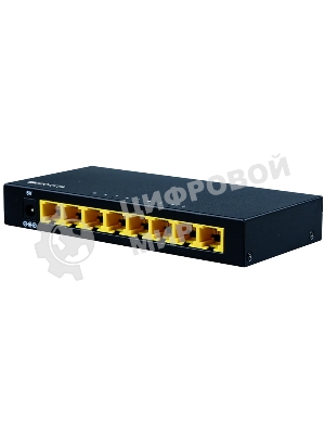 Коммутатор неуправляемый ORIGO Unmanaged Switch, 8x1000Base-T, metal case