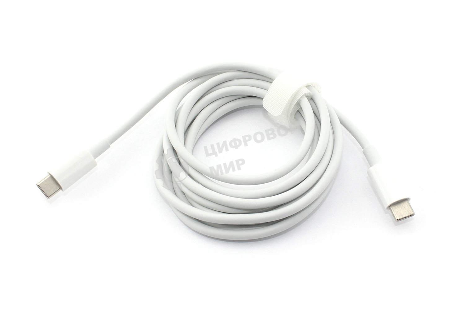 Кабель для зарядки Type-C - Type-C 2m. 100W белый OEM