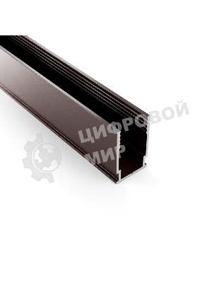 Профиль Neon-night алюминиевый анодированный для гибкого неона 8х16мм, 2м, коричневый