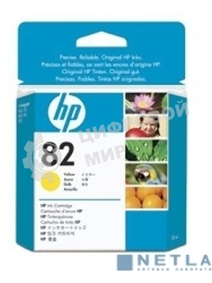 Картридж струйный HP №82 CH568A желтый для HP DJ 510 (28мл)