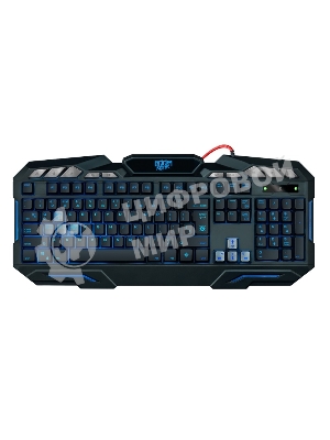Клавиатура проводная Defender Doom Keeper GK-100DL RU, USB, черный