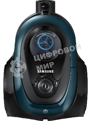 Пылесос Samsung VC18M21C0VN/EV зеленый/черный, 380/1800 Вт, уборка сухой, пылесборник контейнер 1.5 л
