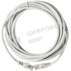 Коммутационный шнур (патч-корд), cat.5e UTP, 10м, серый Коммутационный шнур (патч-корд), cat.5e UTP, 10м, серый