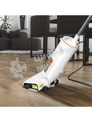 Пылесос паровой Kitfort КТ-5157-2 1000Вт белый/оранжевый