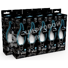 Лампа светодиодная Gauss Filament 104201209-D 9Вт цок.: E14 свеча 220B 4100K св. свеч. белый нейт. (упак.: 10 шт)